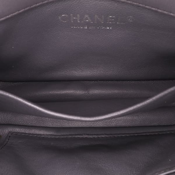 Pre-owned Chanel Extra Mini Rectangular Classic Patent Single Flap Green