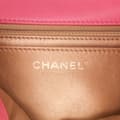 Miniatyrbild 5 av 10: Pre-owned Chanel Mini Square Classic Lambskin Pearl Crush Single Flap Pink