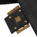 Miniatyrbild 9 av 10: Pre-owned Fendi Zucchino Spalmati Crossbody Black