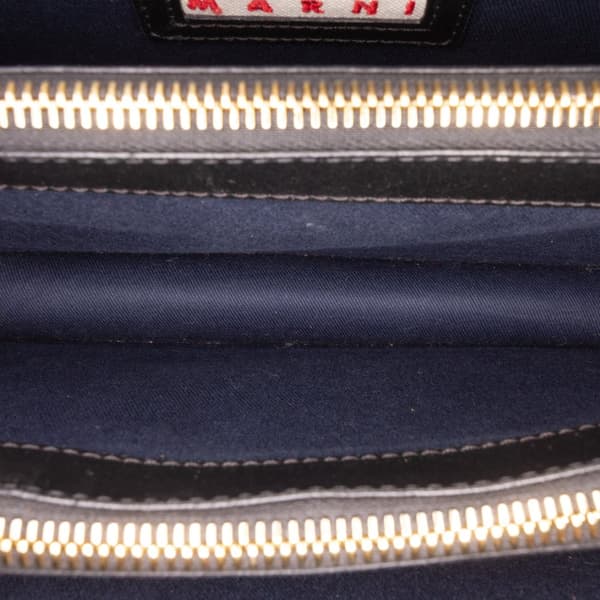 Pre-owned Marni Tricolor Leather Trunk Crossbody Pink