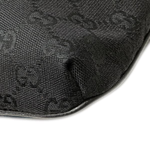 Pre-owned Gucci GG Canvas Crossbody Black