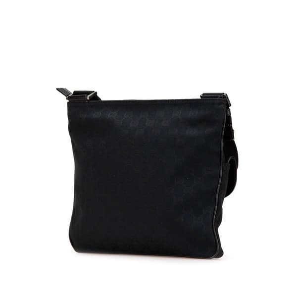 Pre-owned Gucci GG Canvas Crossbody Black