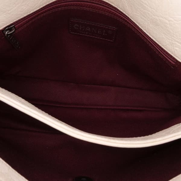 Pre-owned Chanel CC Quilted Aged Calfskin Flap Brown