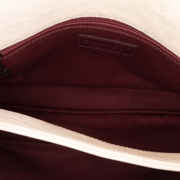 Pre-owned Chanel CC Quilted Aged Calfskin Flap Brown