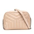 Pikkukuva 1 / 10: Pre-owned Saint Laurent Small Calfskin Monogram Loulou Bowling Bag Brown