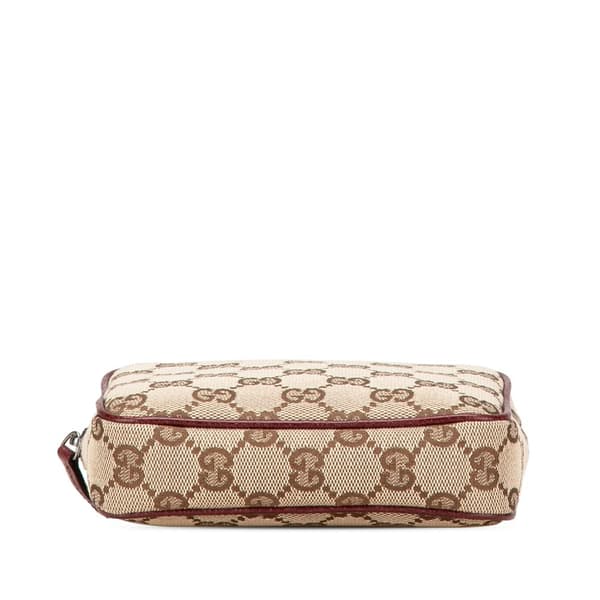 Pre-owned Gucci GG Canvas Crossbody Brown