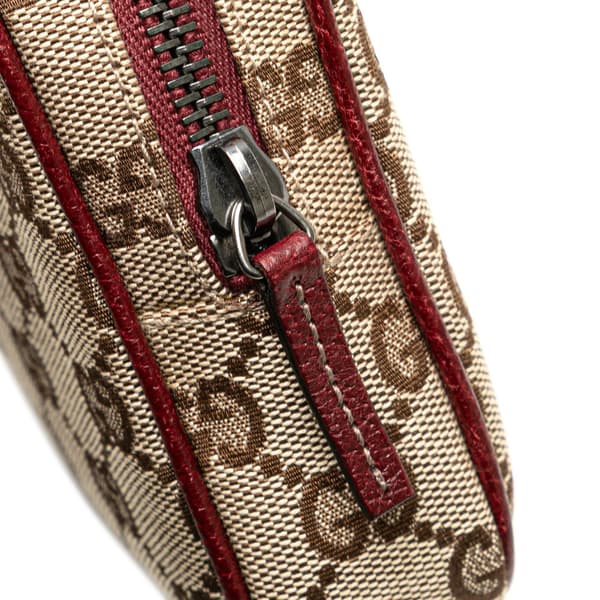 Pre-owned Gucci GG Canvas Crossbody Brown