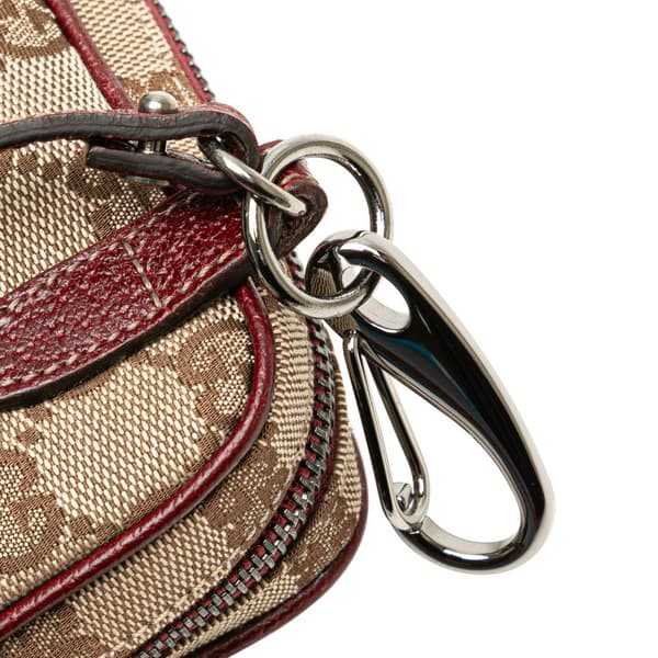 Pre-owned Gucci GG Canvas Crossbody Brown