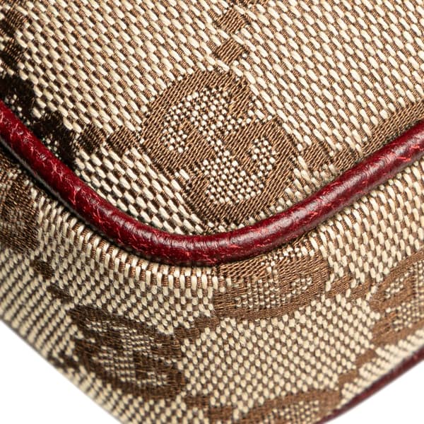 Pre-owned Gucci GG Canvas Crossbody Brown