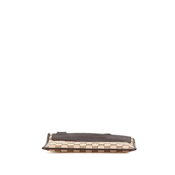 Pre-owned Gucci GG Canvas Crossbody Brown