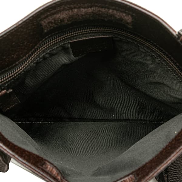 Pre-owned Gucci GG Canvas Crossbody Brown