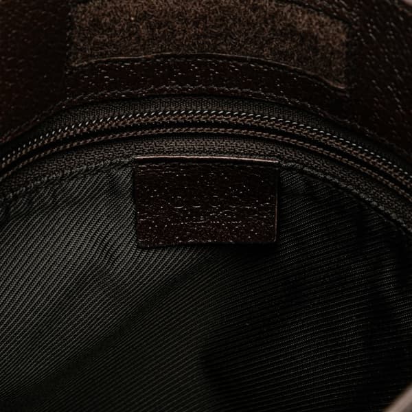 Pre-owned Gucci GG Canvas Crossbody Brown