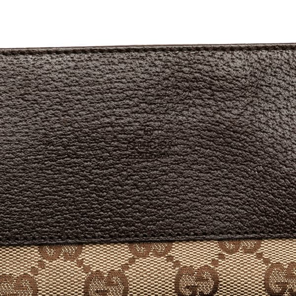 Pre-owned Gucci GG Canvas Crossbody Brown