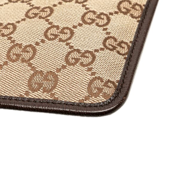 Pre-owned Gucci GG Canvas Crossbody Brown