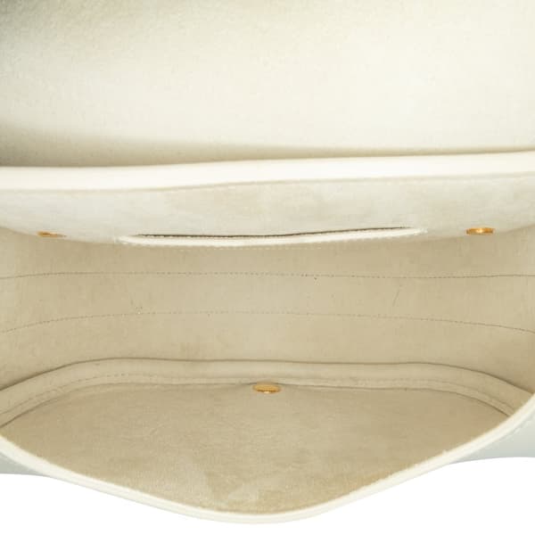 Pre-owned Dior Medium Leather Bobby Crossbody White
