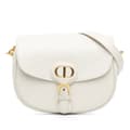 Pikkukuva 1 / 9: Pre-owned Dior Medium Leather Bobby Crossbody White