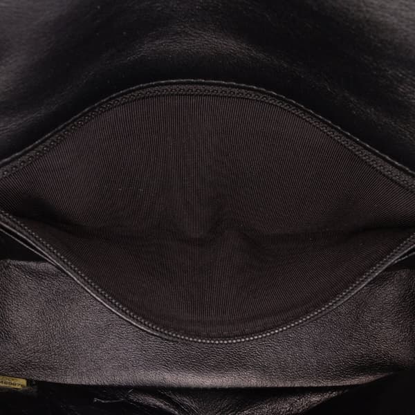 Pre-owned Chanel Mini Rectangular Classic Patent Single Flap Black