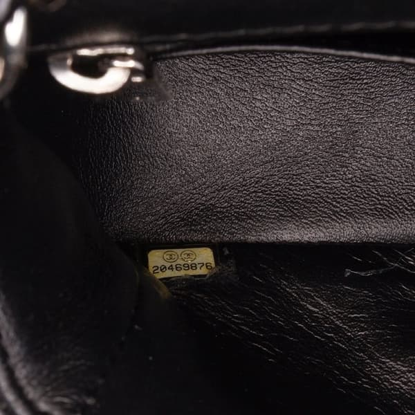 Pre-owned Chanel Mini Rectangular Classic Patent Single Flap Black