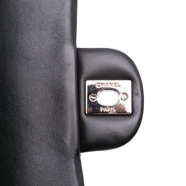 Pre-owned Chanel Mini Rectangular Classic Patent Single Flap Black