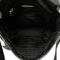 Miniatyrbild 4 av 10: Pre-owned Prada Tessuto Buckle Messenger Bag Black