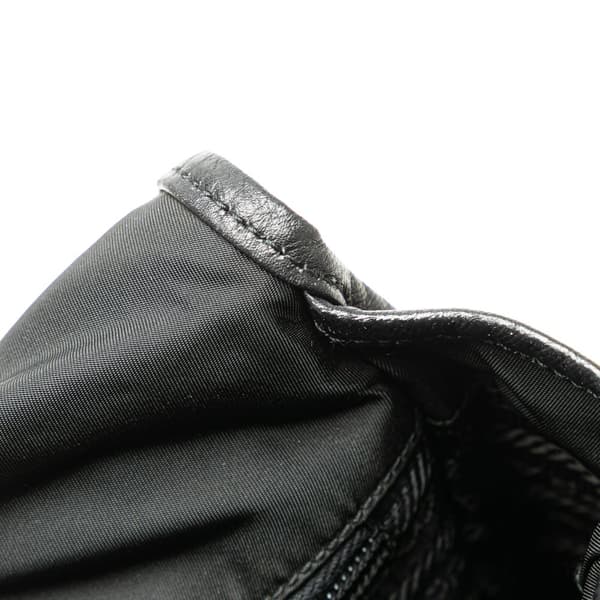 Pre-owned Prada Tessuto Buckle Messenger Bag Black