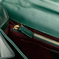Miniatyrbillede 7 af 10: Pre-owned Gucci Small Leather Zumi Flap Crossbody Green