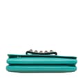Miniatyrbild 3 av 10: Pre-owned Valentino Leather Rockstud Va Va Voom Clutch on Chain Blue
