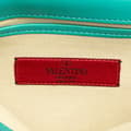Miniatyrbild 5 av 10: Pre-owned Valentino Leather Rockstud Va Va Voom Clutch on Chain Blue