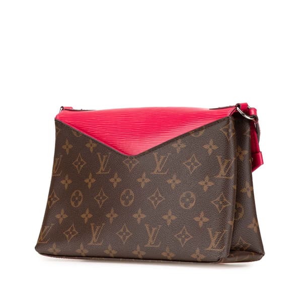 Pre-owned Louis Vuitton Monogram Epi Saint Michel Brown