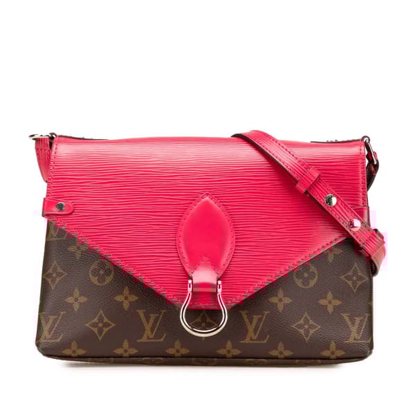 Pre-owned Louis Vuitton Monogram Epi Saint Michel Brown