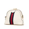 Miniatyrbild 2 av 10: Pre-owned Gucci Small Leather Ophidia Dome Crossbody White