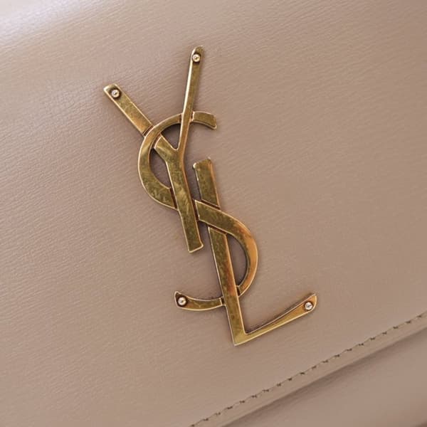 Pre-owned Saint Laurent Medium Smooth Calfskin Sunset Bag Brown