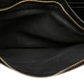 Miniatyrbild 5 av 10: Pre-owned Gucci Dollar Calfskin Swing Wallet On Strap Black