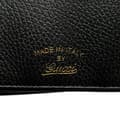 Miniatyrbild 6 av 10: Pre-owned Gucci Dollar Calfskin Swing Wallet On Strap Black