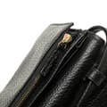 Miniatyrbild 8 av 10: Pre-owned Gucci Dollar Calfskin Swing Wallet On Strap Black