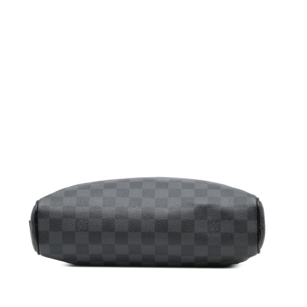Pre-owned Louis Vuitton Damier Graphite Dayton Reporter PM Black