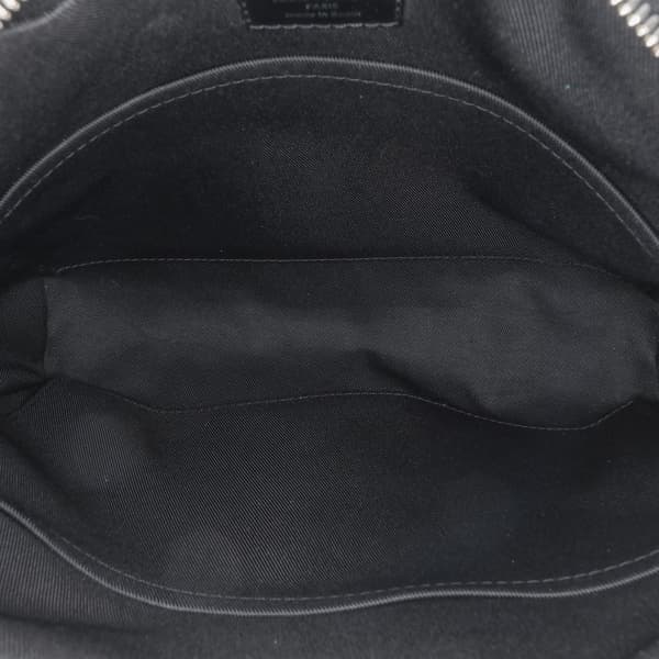 Pre-owned Louis Vuitton Damier Graphite Dayton Reporter PM Black