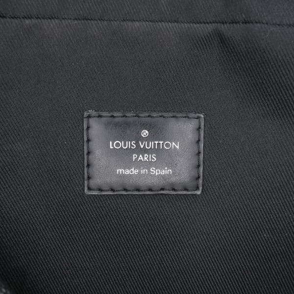 Pre-owned Louis Vuitton Damier Graphite Dayton Reporter PM Black