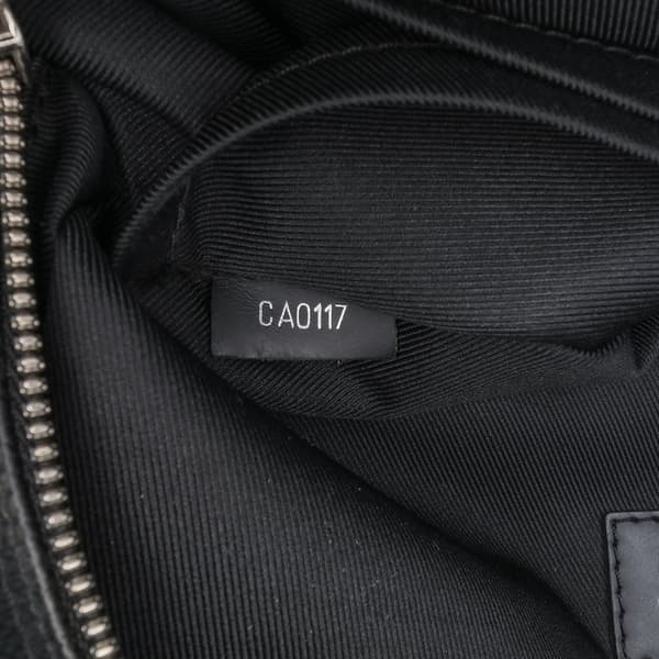 Pre-owned Louis Vuitton Damier Graphite Dayton Reporter PM Black