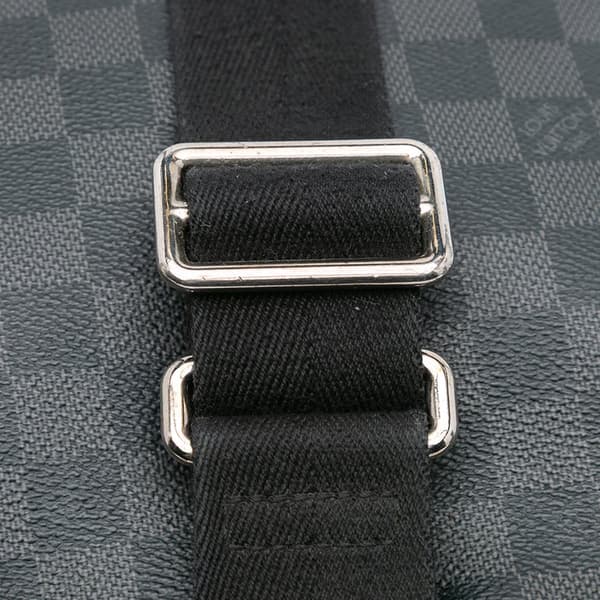 Pre-owned Louis Vuitton Damier Graphite Dayton Reporter PM Black