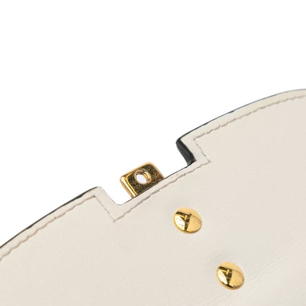 Pre-owned Gucci Mini Leather Sylvie 1969 Crossbody White