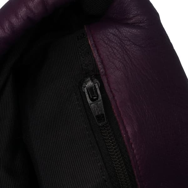 Pre-owned LOEWE Anagram Nappa Crossbody Purple