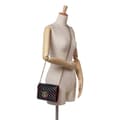Miniatyrbillede 9 af 9: Pre-owned Gucci GG Marmont Matelasse Leather Torchon Wallet On Chain Black