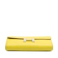 Miniatyrbild 3 av 8: Pre-owned Hermès Evercolor Constance Wallet To Go Yellow