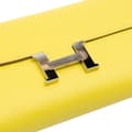 Miniatyrbild 7 av 8: Pre-owned Hermès Evercolor Constance Wallet To Go Yellow