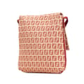 Miniatyrbild 2 av 7: Pre-owned Fendi Zucchino Canvas Flap Crossbody Brown