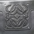 Miniatyrbild 9 av 10: Pre-owned LOEWE Anagram Nylon Crossbody Gray
