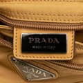 Miniatyrbilde 5 av 10: Pre-owned Prada Tessuto Zip Top Crossbody Brown