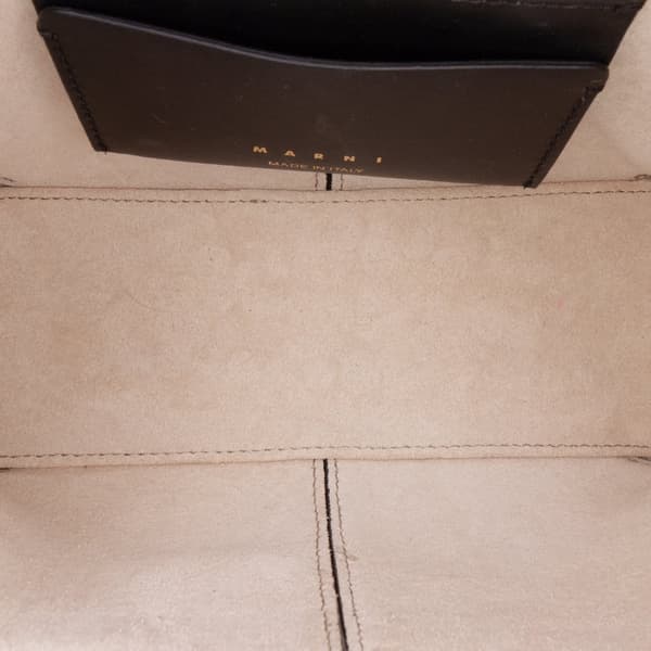 Pre-owned Marni Small Leather Toggle Crossbody Black