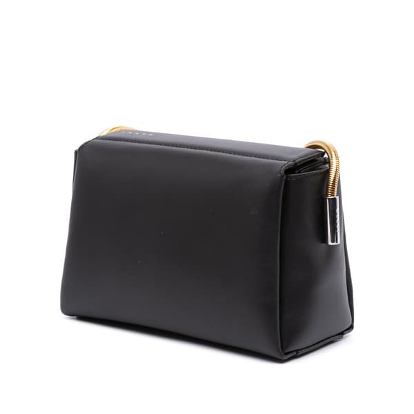 Pre-owned Marni Small Leather Toggle Crossbody Black
